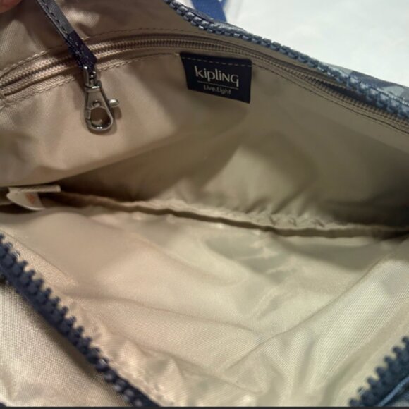 Kipling Sling / Waist Bag in Camo Navy - Picture 3 of 3